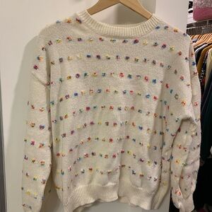 Colorful Polka Dot Women's Sweater